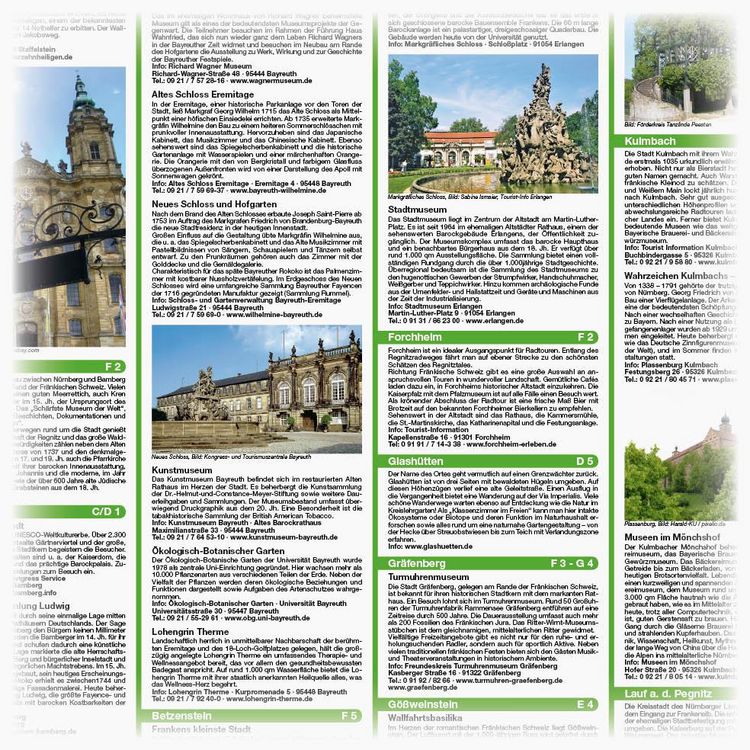 Produktbild: Fr&auml;nkische Schweiz, Bamberg - Bayreuth, Forchheim - Erlangen 1:100 000
