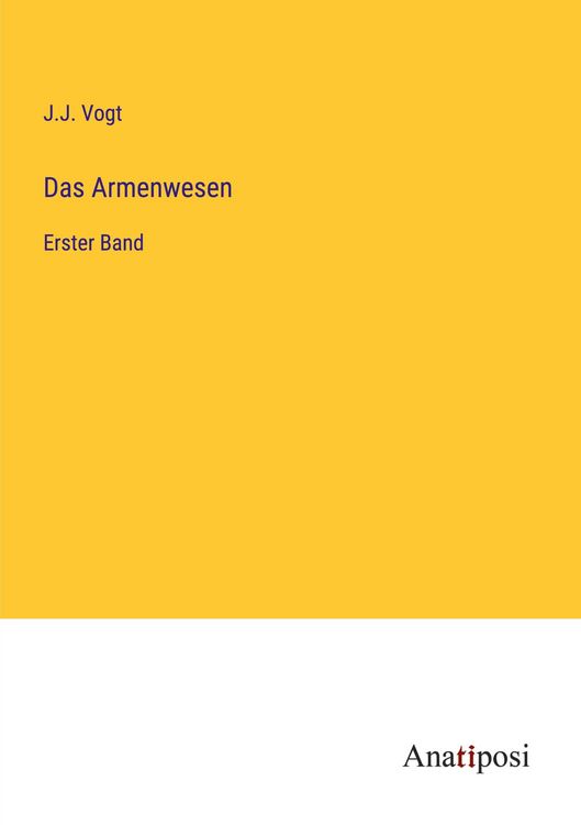 Produktbild: Das Armenwesen