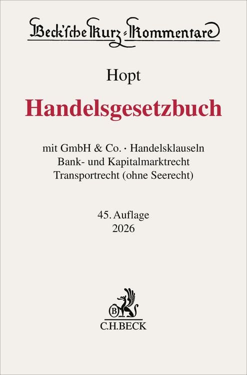 Produktbild: Handelsgesetzbuch. HGB