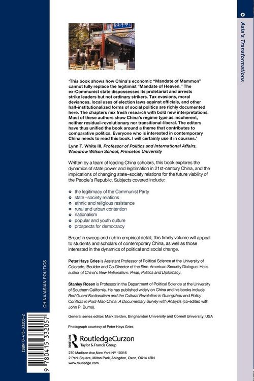 Produktbild: State and Society in 21st Century China
