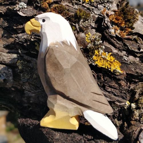 Produktbild: Wudimals A041002 - Adler, Eagle, handgeschnitzt aus Holz