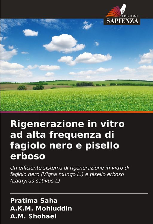 Produktbild: Rigenerazione in vitro ad alta frequenza di fagiolo nero e pisello erboso