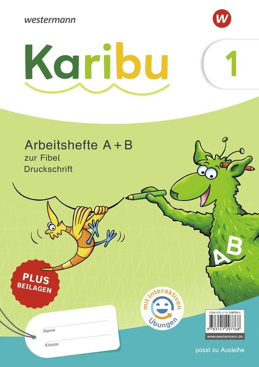 Bild vom Artikel Karibu - Paket Arbeitshefte 1 (A+B) Druckschrift mit interaktiven Übungen zur Fibel Ausleihe plus Beilagen 1b vom Autor 