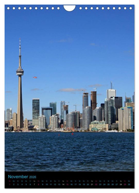 Produktbild: Toronto und Umgebung (Wandkalender 2026 DIN A4 hoch), CALVENDO Monatskalender