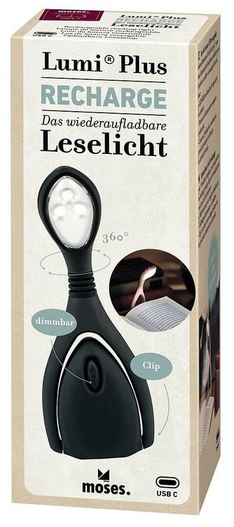 Produktbild: moses. libri_x Lumi Plus Recharge Anthrazit