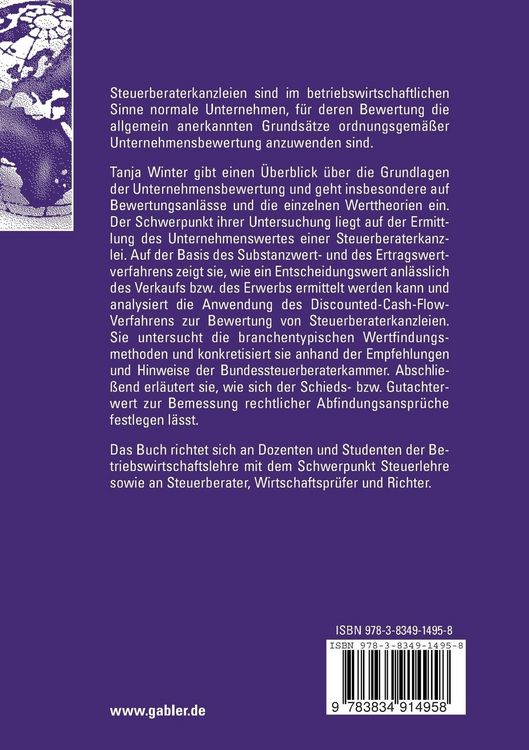 Produktbild: Der Unternehmenswert von Steuerberaterkanzleien