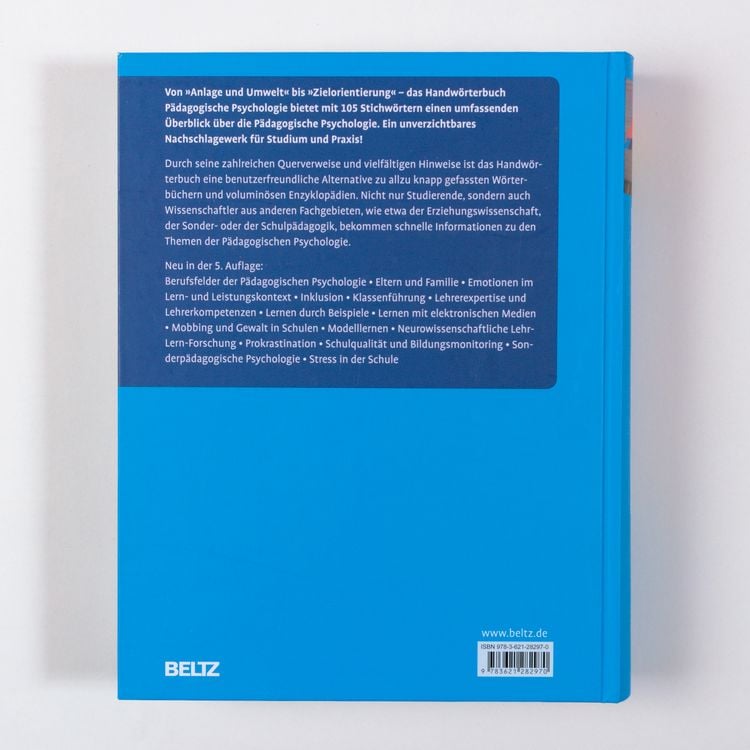 Produktbild: Handw&ouml;rterbuch P&auml;dagogische Psychologie
