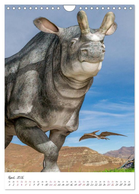 Produktbild: Dinosaurier aus der Vergangenheit (Wandkalender 2026 DIN A4 hoch), CALVENDO Monatskalender