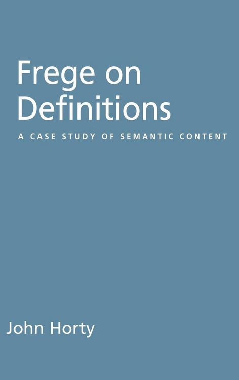 Produktbild: Frege on Definitions