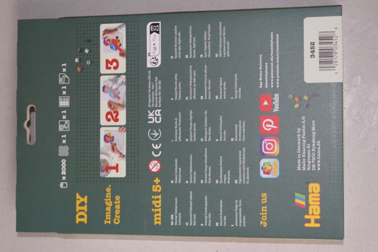 Produktbild: Hama B&uuml;gelperlen Starter-Set midi Schmetterlinge 2000 Teile