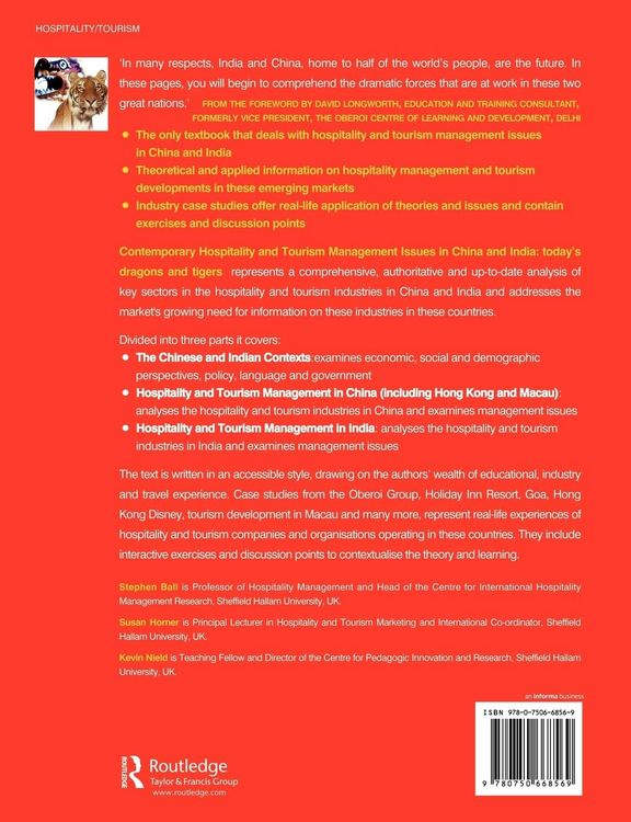 Produktbild: Contemporary Hospitality and Tourism Management Issues in China and India