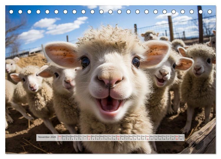 Produktbild: Selfie Shot (Desk Calendar 2026 DIN A5 landscape), CALVENDO 12 Month DeskCalendar