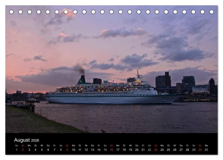 Produktbild: Mein Hamburg (Tischkalender 2026 DIN A5 quer), CALVENDO Monatskalender