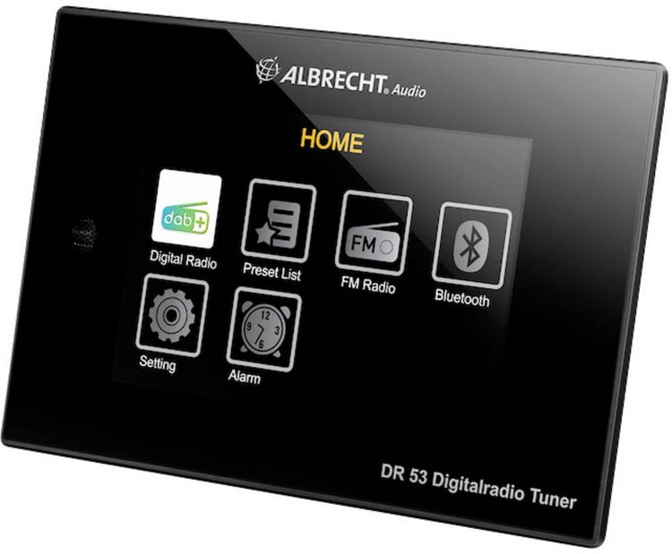 Produktbild: Albrecht DR 53 DAB+/UKW/Bluetooth Tischradio DAB, DAB+, UKW Inkl. Fernbedienung, Spotify Schwarz