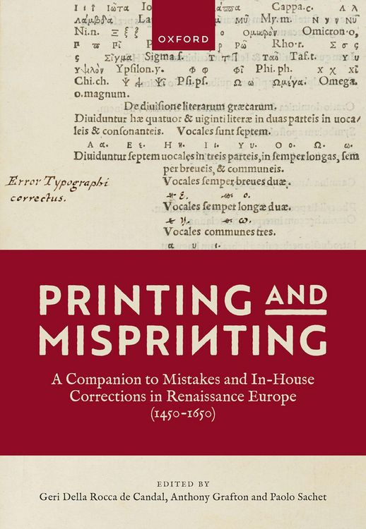 Produktbild: Printing and Misprinting
