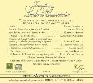 Produktbild: Gutierrez/Tezier/Elder/Chor & Orch. Des: Linda Di Chamounix