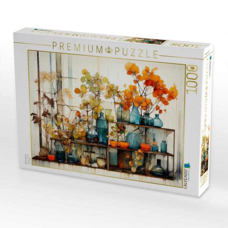 Produktbild: CALVENDO Puzzle Blumenkunst | 1000 Teile Lege-Gr&ouml;&szlig;e 64x48cm Foto-Puzzle f&uuml;r gl&uuml;ckliche Stunden
