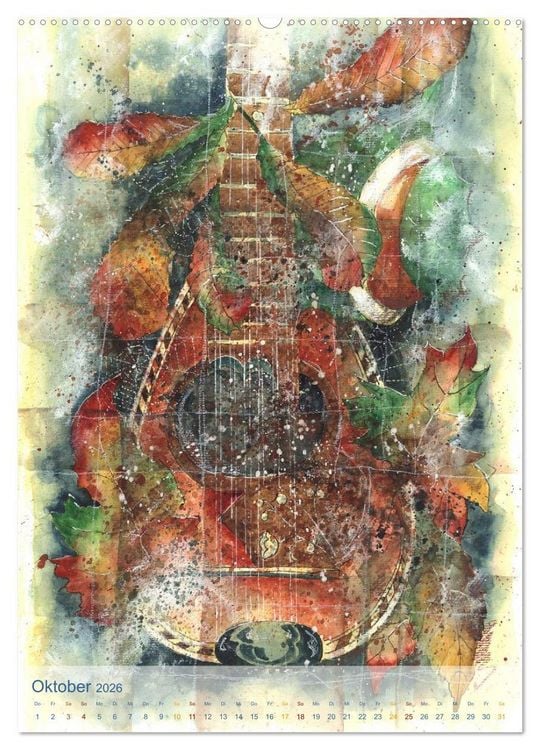 Produktbild: MUSIK Impressionen (Wandkalender 2026 DIN A2 hoch), CALVENDO Monatskalender