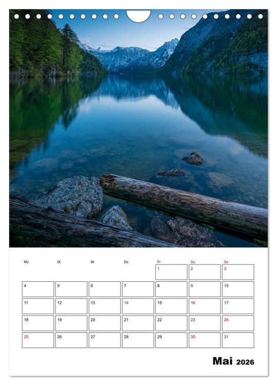 Produktbild: Traumhaftes Berchtesgadener Land (Wandkalender 2026 DIN A4 hoch), CALVENDO Monatskalender