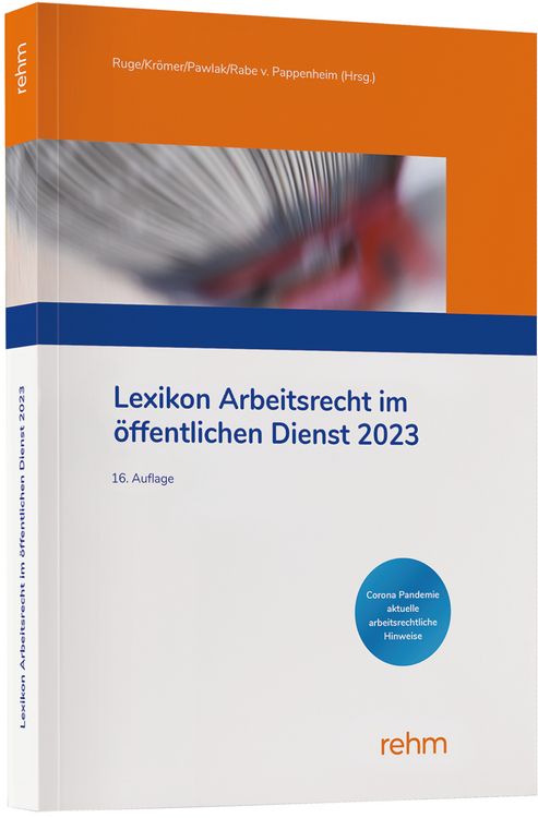 Produktbild: Lexikon Arbeitsrecht im &ouml;ffentlichen Dienst 2023