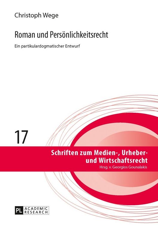 Produktbild: Roman und Pers&ouml;nlichkeitsrecht