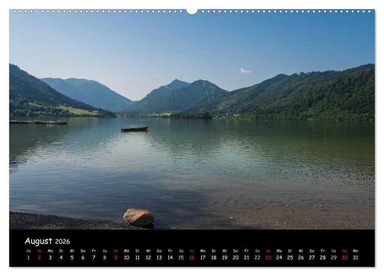Produktbild: Sch&ouml;nes Oberbayern (hochwertiger Premium Wandkalender 2026 DIN A2 quer), Kunstdruck in Hochglanz