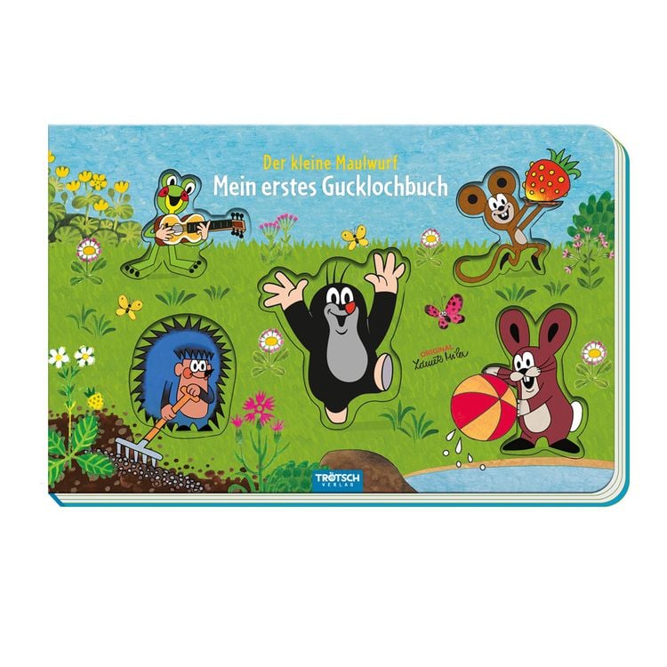 Produktbild: Tr&ouml;tsch Der kleine Maulwurf Mein erstes Gucklochbuch Pappenbuch