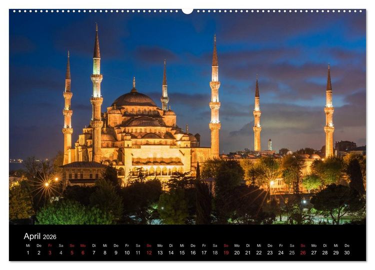 Produktbild: Istanbul - Stadt am Bosporus (Wandkalender 2026 DIN A2 quer), CALVENDO Monatskalender