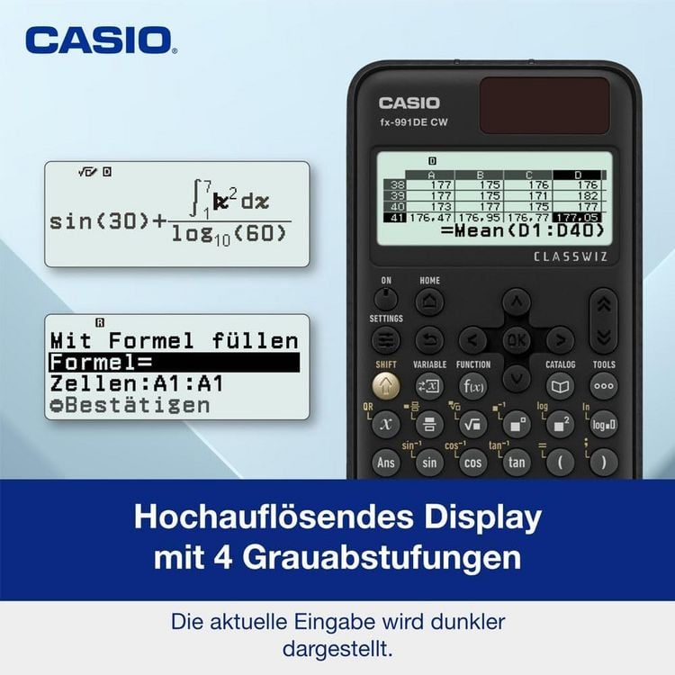 Produktbild: CASIO&reg; Schulrechner FX991DECW, ClassWiz