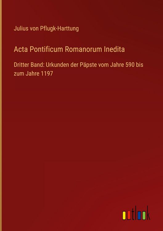 Produktbild: Acta Pontificum Romanorum Inedita