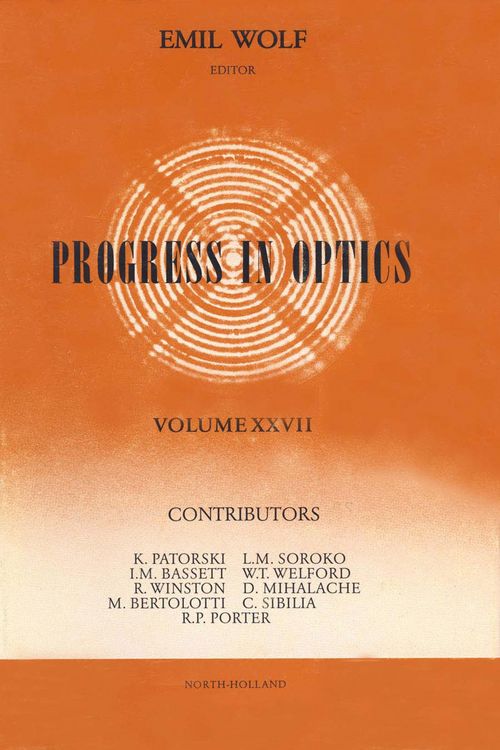 Produktbild: Progress in Optics