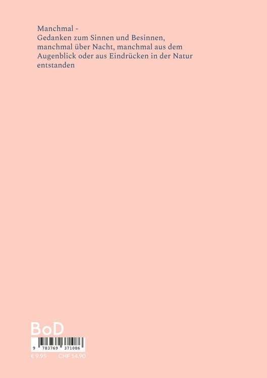 Produktbild: Manchmal
