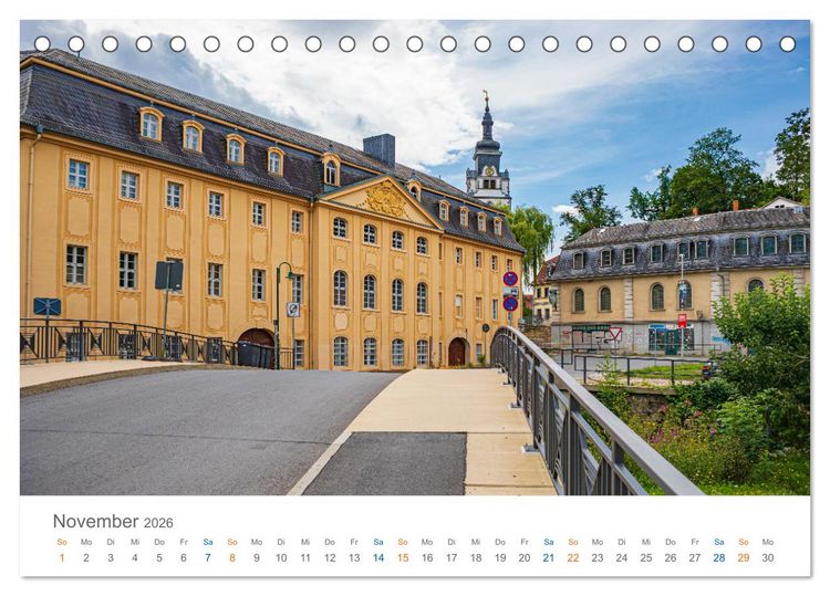 Produktbild: Rudolstadt - im Tal der Saale (Tischkalender 2026 DIN A5 quer), CALVENDO Monatskalender