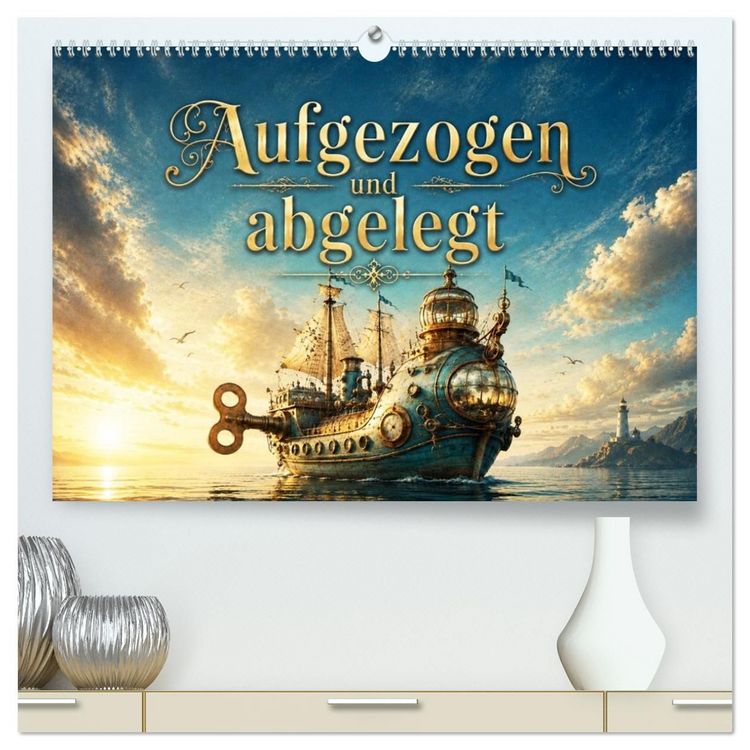 Produktbild: Aufgezogen und abgelegt (hochwertiger Premium Wandkalender 2027 DIN A2 quer), Kunstdruck in Hochglanz