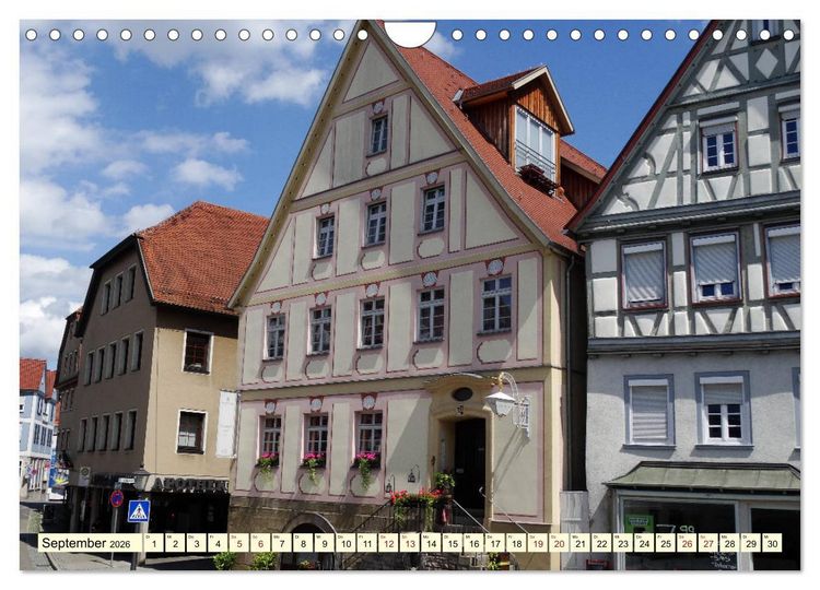 Produktbild: Unterwegs in Backnang (Wandkalender 2026 DIN A4 quer), CALVENDO Monatskalender