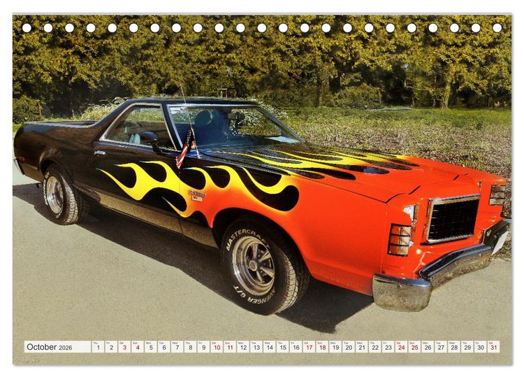 Produktbild: American Classic Cars - Photo collection (Desk Calendar 2026 DIN A5 landscape), CALVENDO 12 Month DeskCalendar