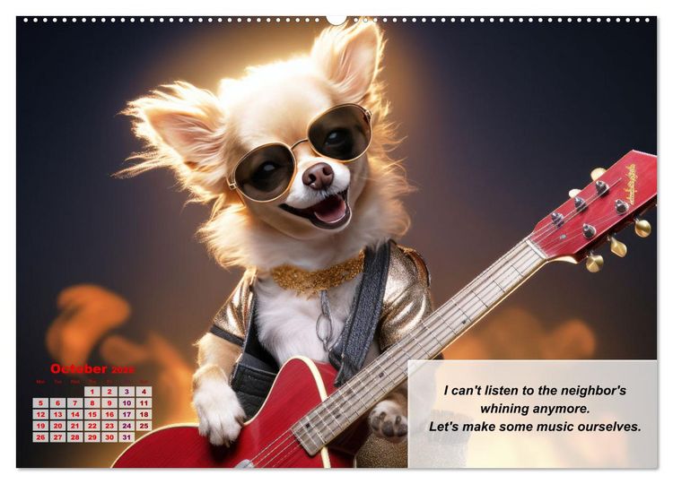 Produktbild: Great fun for Chihuahua lovers (Wall Calendar 2026 DIN A2 landscape), CALVENDO 12 Month Wall Calendar