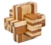 Produktbild: IQ-Test. Bambuspuzzle Block-Kreuz
