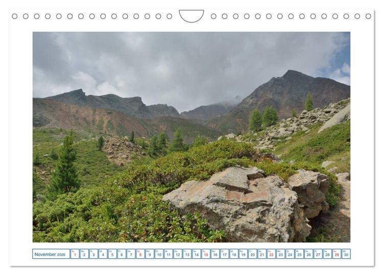 Produktbild: Wandergebiet S&uuml;dtirol (Wandkalender 2026 DIN A4 quer), CALVENDO Monatskalender