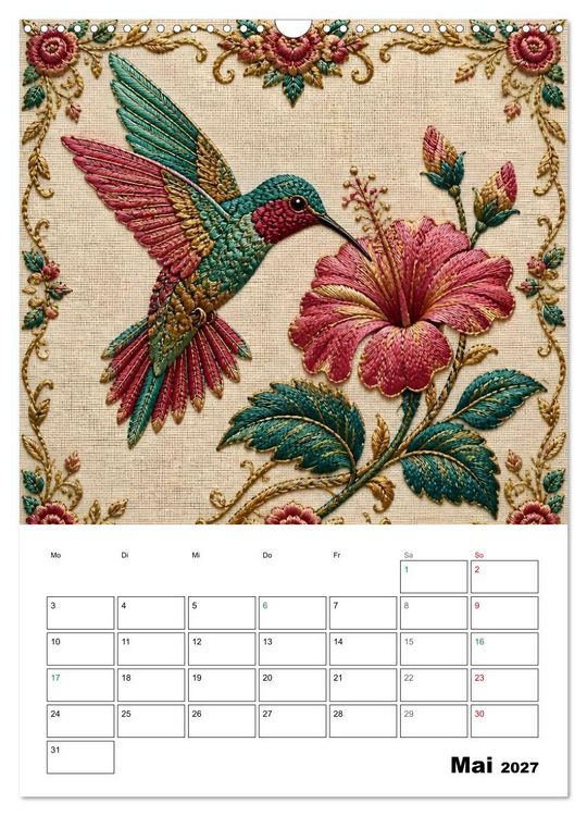 Produktbild: Kolibri-Welten (Wandkalender 2027 DIN A3 hoch), CALVENDO Monatskalender