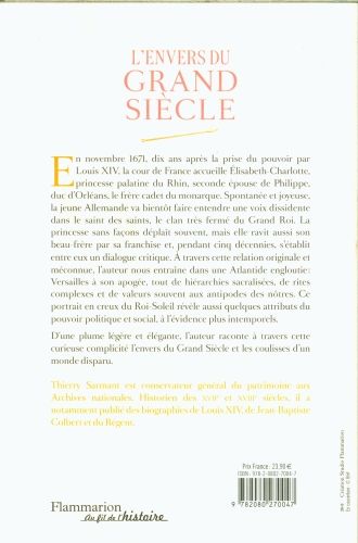 Produktbild: L'envers du Grand Si&egrave;cle : Madame Palatine, le d&eacute;fi du Roi-Soleil
