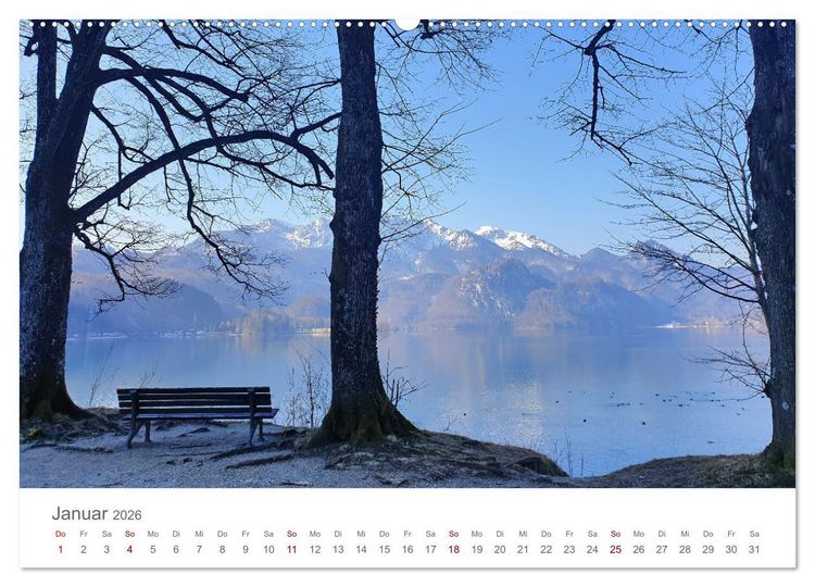 Produktbild: Kochelsee Impressionen - Ein Jahr in Bildern am Ufer der Stille (Wandkalender 2026 DIN A2 quer), CALVENDO Monatskalender