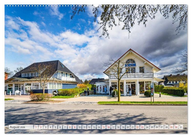 Produktbild: Ahrenshoop Impressionen (hochwertiger Premium Wandkalender 2026 DIN A2 quer), Kunstdruck in Hochglanz