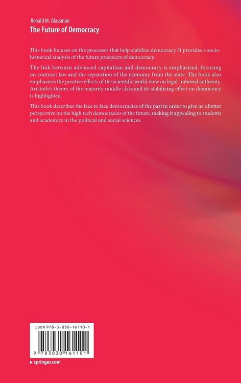 Produktbild: The Future of Democracy