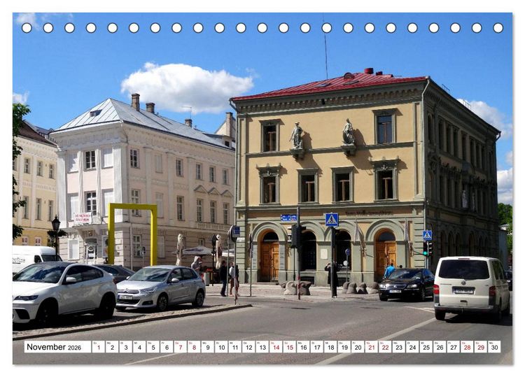 Produktbild: Malerisches Dorpat - Estlands Universit&auml;tsstadt Tartu (Tischkalender 2026 DIN A5 quer), CALVENDO Monatskalender
