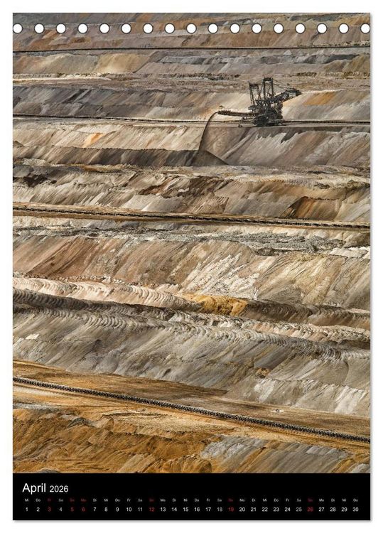 Produktbild: Der Tagebau Hambach (Tischkalender 2026 DIN A5 hoch), CALVENDO Monatskalender
