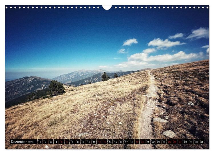 Produktbild: GR 10 Fernwanderweg durch die franz&ouml;sischen Pyren&auml;en (Wandkalender 2026 DIN A3 quer), CALVENDO Monatskalender