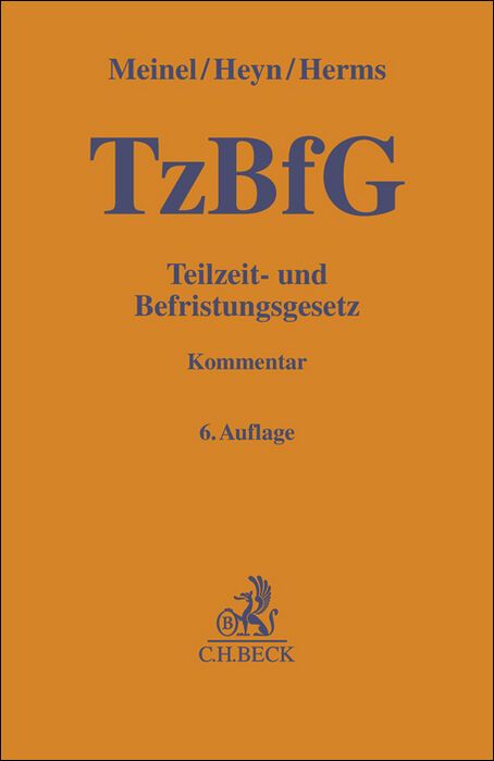 Produktbild: Teilzeit- und Befristungsgesetz. TzBfG