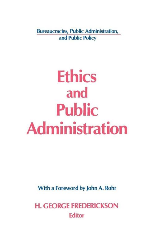 Produktbild: Ethics and Public Administration