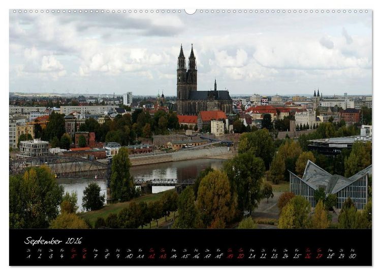 Produktbild: Landeshauptstadt Magdeburg (Wandkalender 2026 DIN A2 quer), CALVENDO Monatskalender